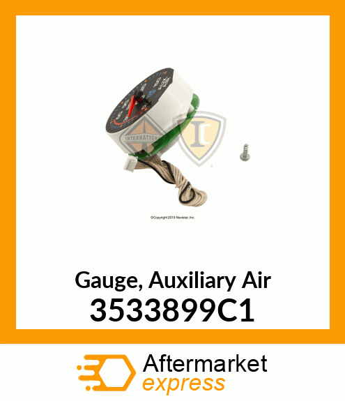 Gauge, Auxiliary Air 3533899C1