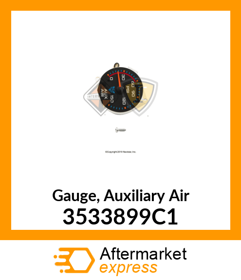 Gauge, Auxiliary Air 3533899C1