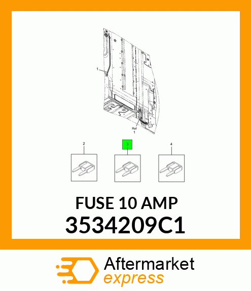 FUSE 10 AMP 3534209C1