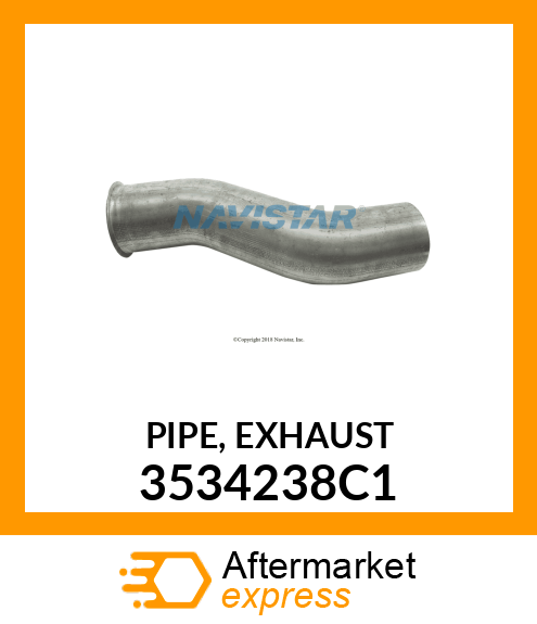 PIPE, EXHAUST 3534238C1