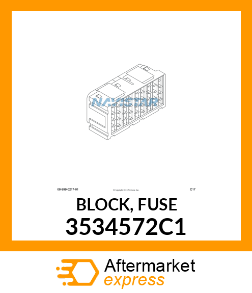 BLOCK, FUSE 3534572C1