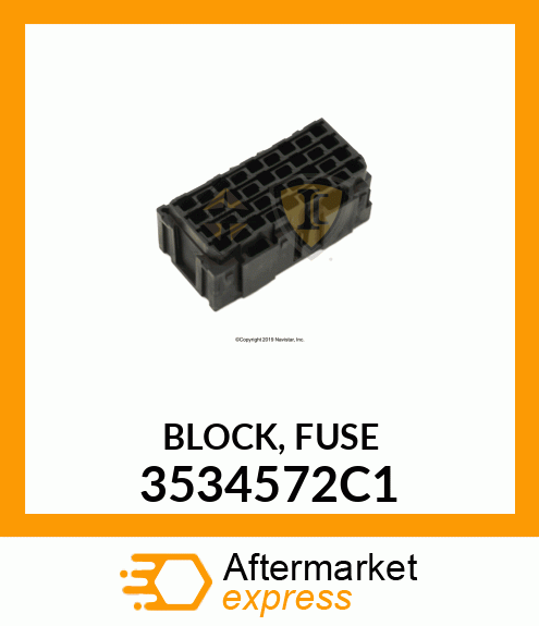 BLOCK, FUSE 3534572C1