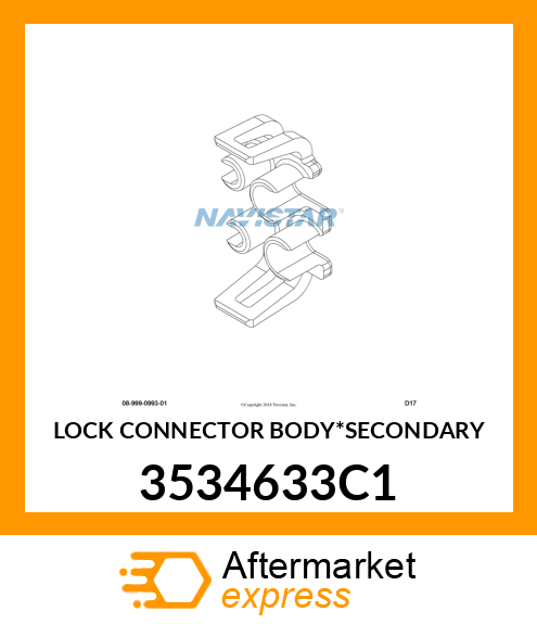 LOCK CONNECTOR BODY*SECONDARY 3534633C1
