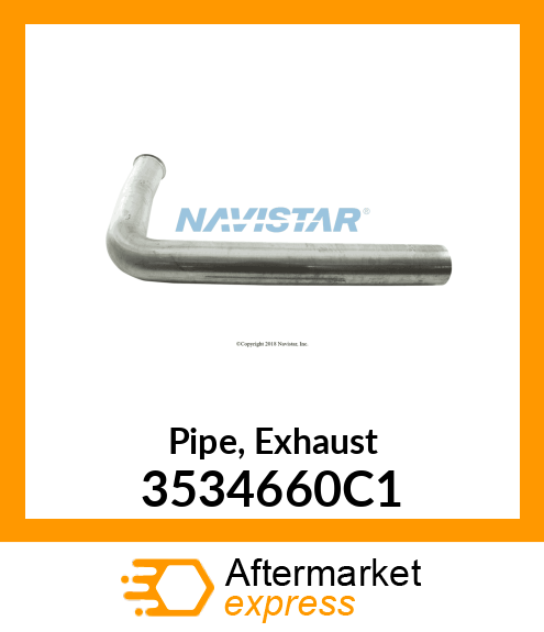 Pipe, Exhaust 3534660C1