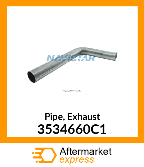 Pipe, Exhaust 3534660C1