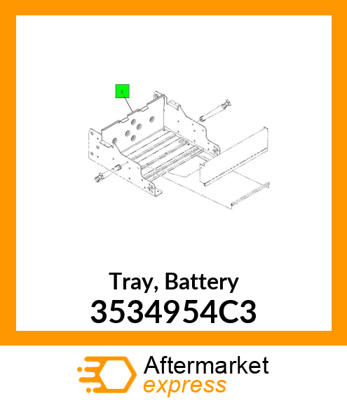 Tray, Battery 3534954C3