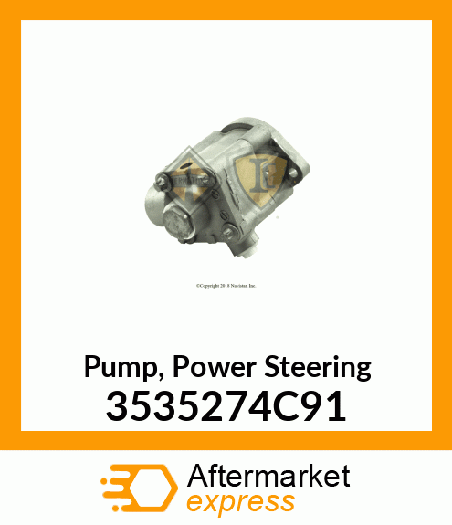 Pump, Power Steering 3535274C91