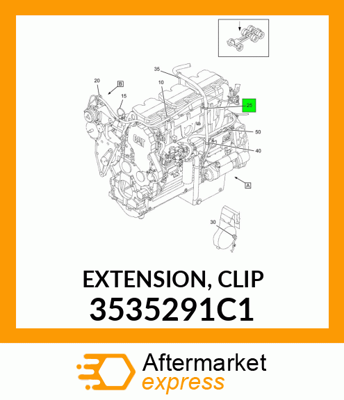 EXTENSION, CLIP 3535291C1