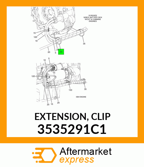 EXTENSION, CLIP 3535291C1