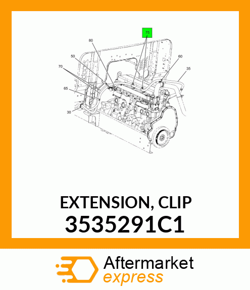 EXTENSION, CLIP 3535291C1