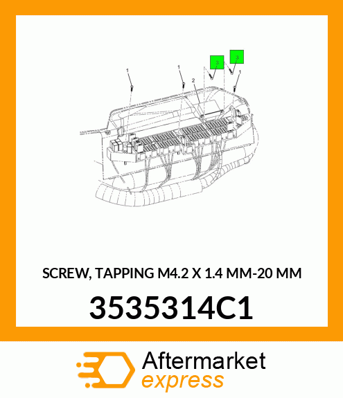 SCREW, TAPPING M4.2 X 1.4 MM-20 MM 3535314C1