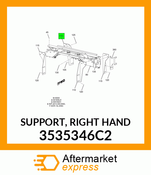 SUPPORT, RIGHT HAND 3535346C2