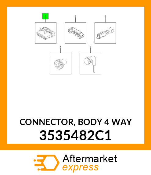 CONNECTOR, BODY 4 WAY 3535482C1