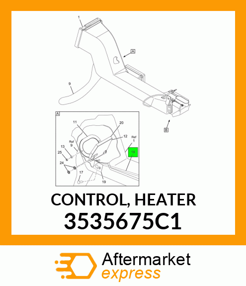 CONTROL, HEATER 3535675C1