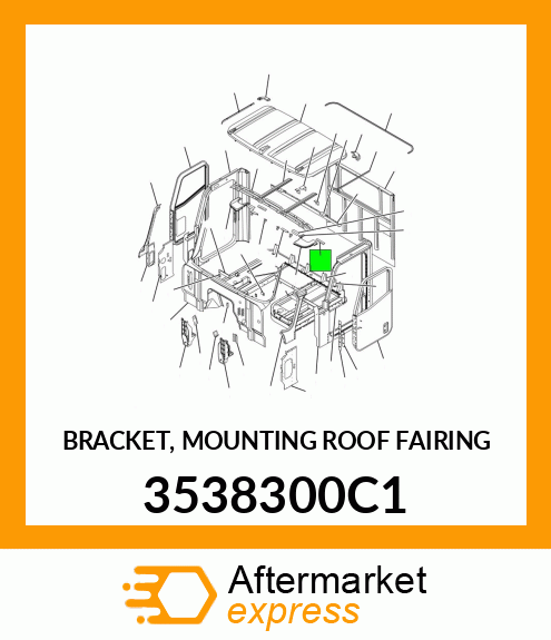 BRACKET, MOUNTING ROOF FAIRING 3538300C1