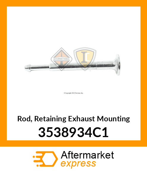 Rod, Retaining Exhaust Mounting 3538934C1