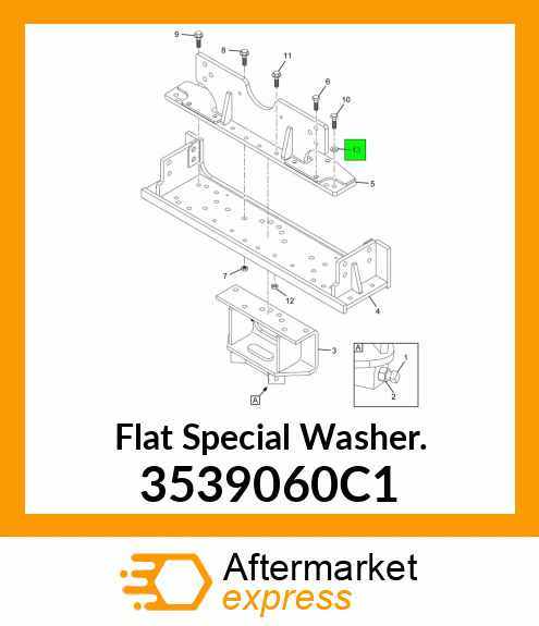 Flat Special Washer. 3539060C1