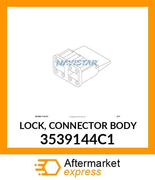 LOCK, CONNECTOR BODY 3539144C1