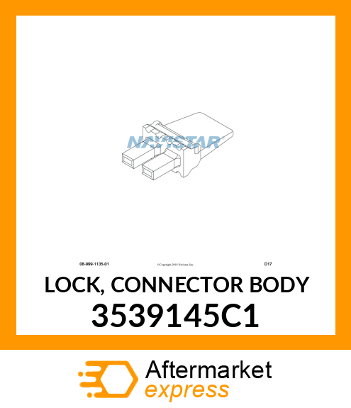 LOCK, CONNECTOR BODY 3539145C1