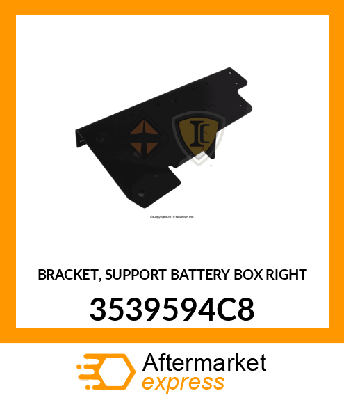 BRACKET, SUPPORT BATTERY BOX RIGHT 3539594C8