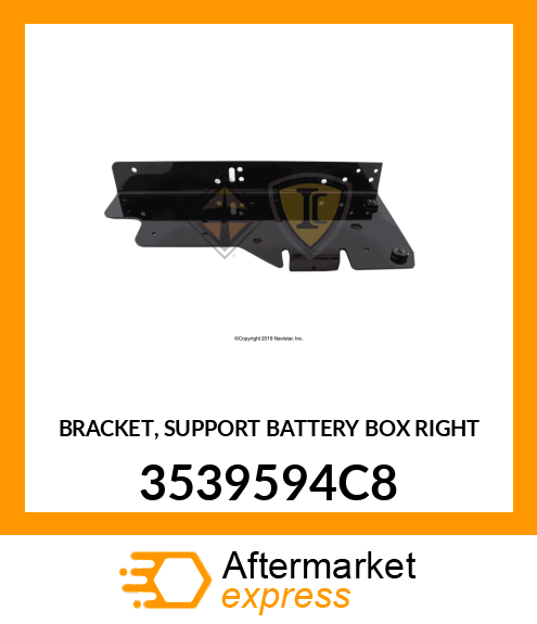 BRACKET, SUPPORT BATTERY BOX RIGHT 3539594C8