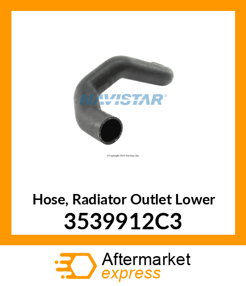 Hose, Radiator Outlet Lower 3539912C3