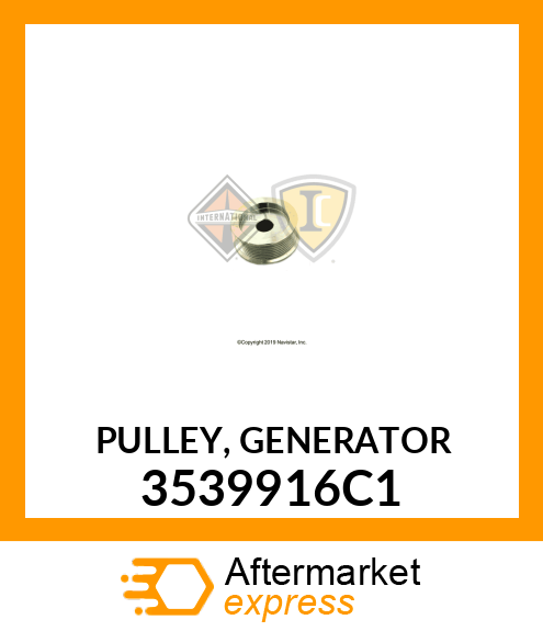 PULLEY, GENERATOR 3539916C1