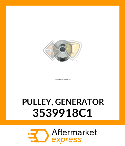 PULLEY, GENERATOR 3539918C1