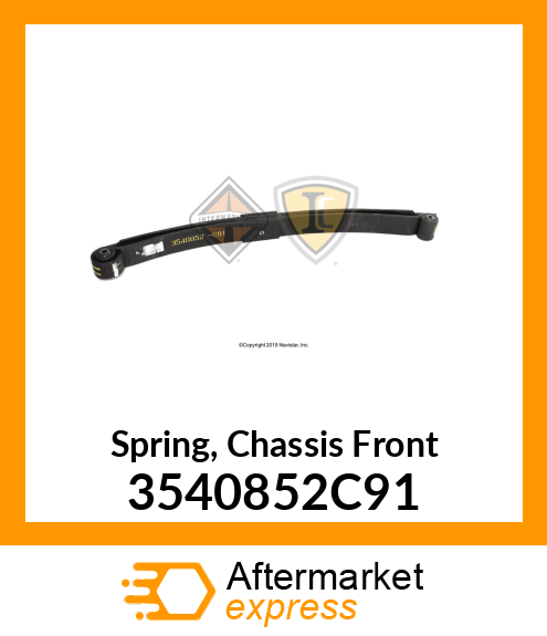 Spring, Chassis Front 3540852C91