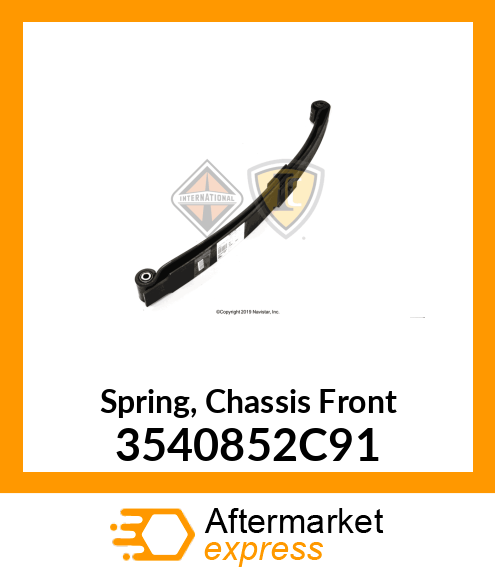 Spring, Chassis Front 3540852C91