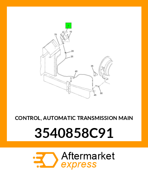 CONTROL, AUTOMATIC TRANSMISSION MAIN 3540858C91