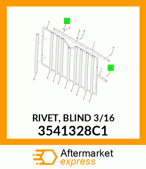 RIVET, BLIND 3/16 3541328C1