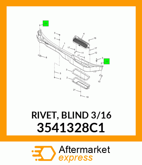 RIVET, BLIND 3/16 3541328C1