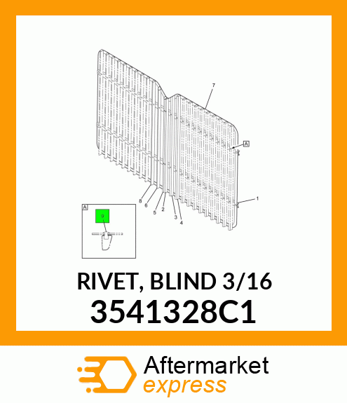 RIVET, BLIND 3/16 3541328C1