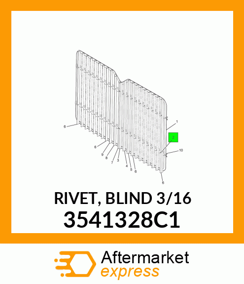 RIVET, BLIND 3/16 3541328C1