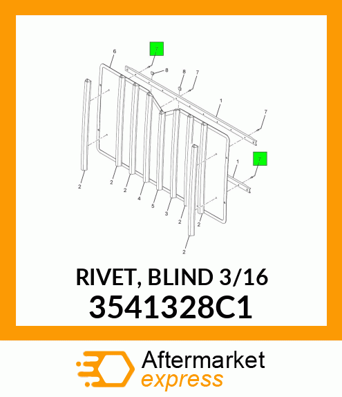 RIVET, BLIND 3/16 3541328C1