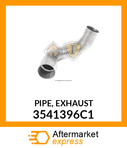 PIPE, EXHAUST 3541396C1