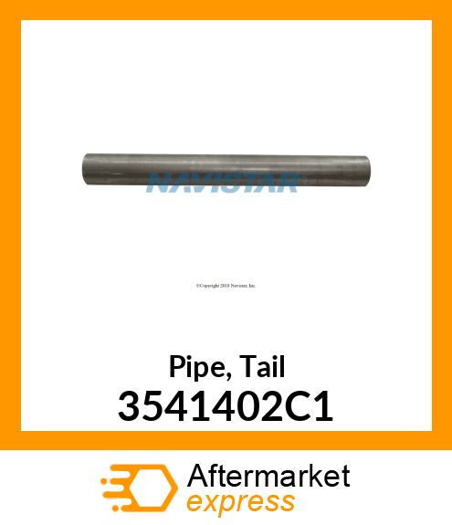 Pipe, Tail 3541402C1