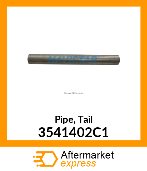 Pipe, Tail 3541402C1