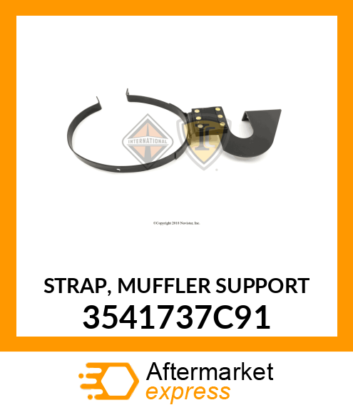 STRAP, MUFFLER SUPPORT 3541737C91