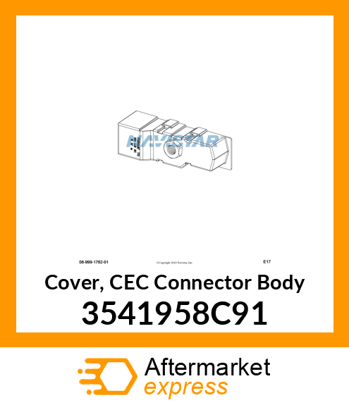 Cover, CEC Connector Body 3541958C91