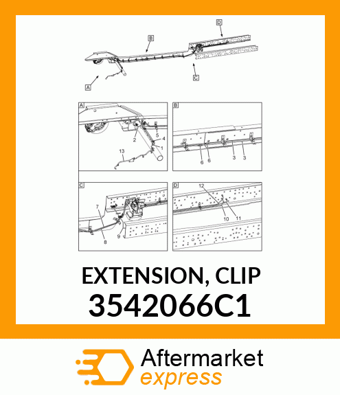 EXTENSION, CLIP 3542066C1