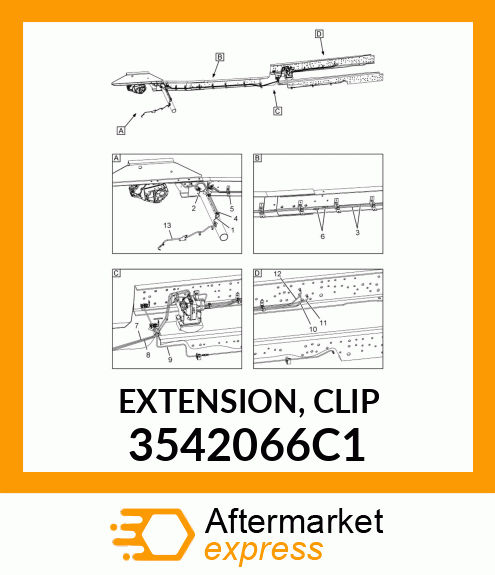 EXTENSION, CLIP 3542066C1