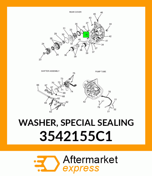 WASHER, SPECIAL SEALING 3542155C1