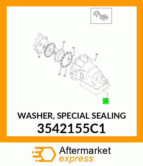 WASHER, SPECIAL SEALING 3542155C1