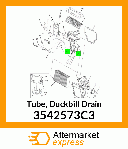 Tube, Duckbill Drain 3542573C3