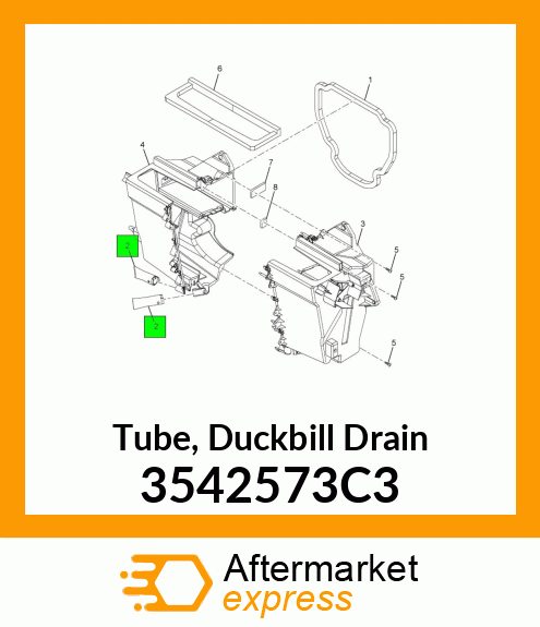 Tube, Duckbill Drain 3542573C3