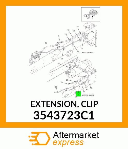 EXTENSION, CLIP 3543723C1