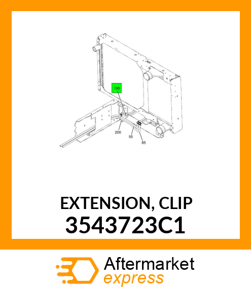 EXTENSION, CLIP 3543723C1