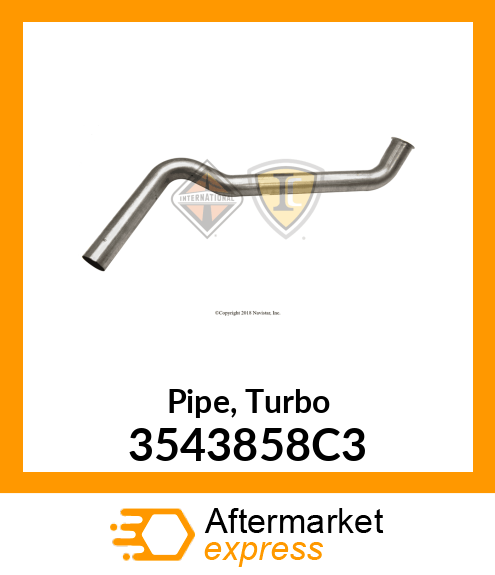 Pipe, Turbo 3543858C3